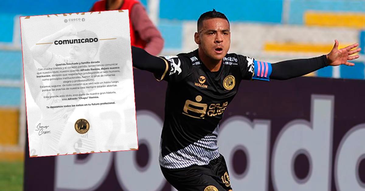 ¡'Chapu' no va más en Cusco FC! Club cusqueño comunicó partida de uno de sus ídolos