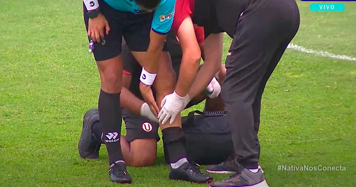 (VIDEO) Árbitro Jordi Espinoza tuvo que ser reemplazado porque se lesionó en pleno partido