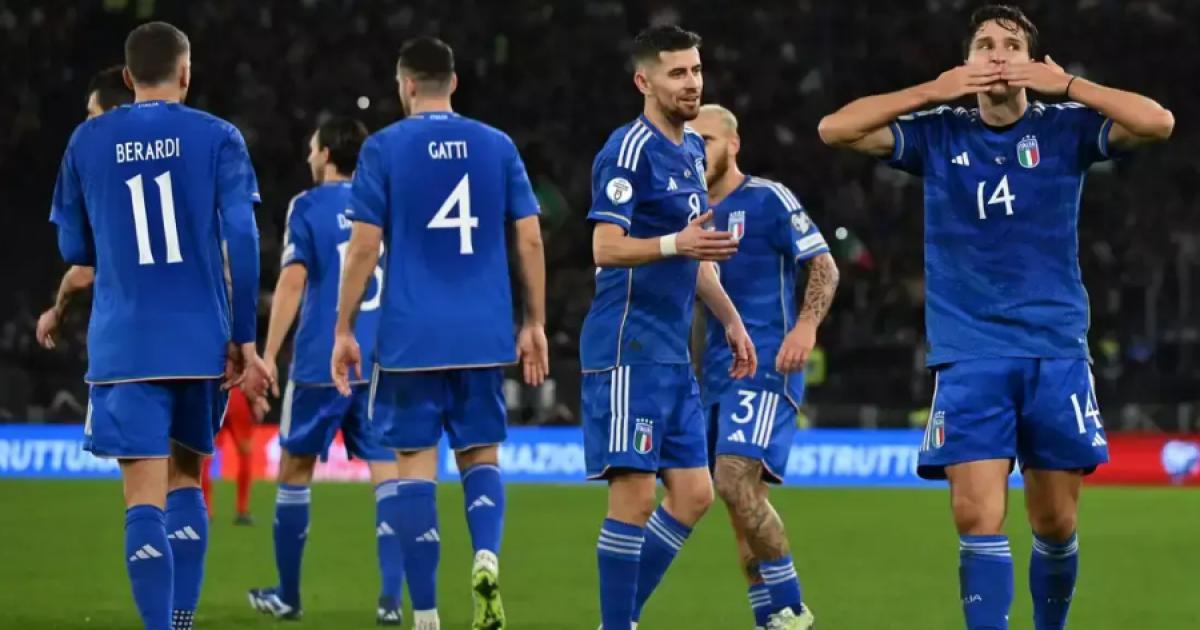 Italia apabulló por 5-2 a Macedonia y se acerca a la Euro 2024