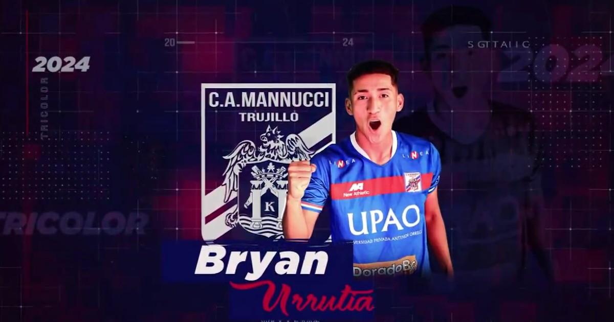 Bryan Urrutia continuará en Mannucci