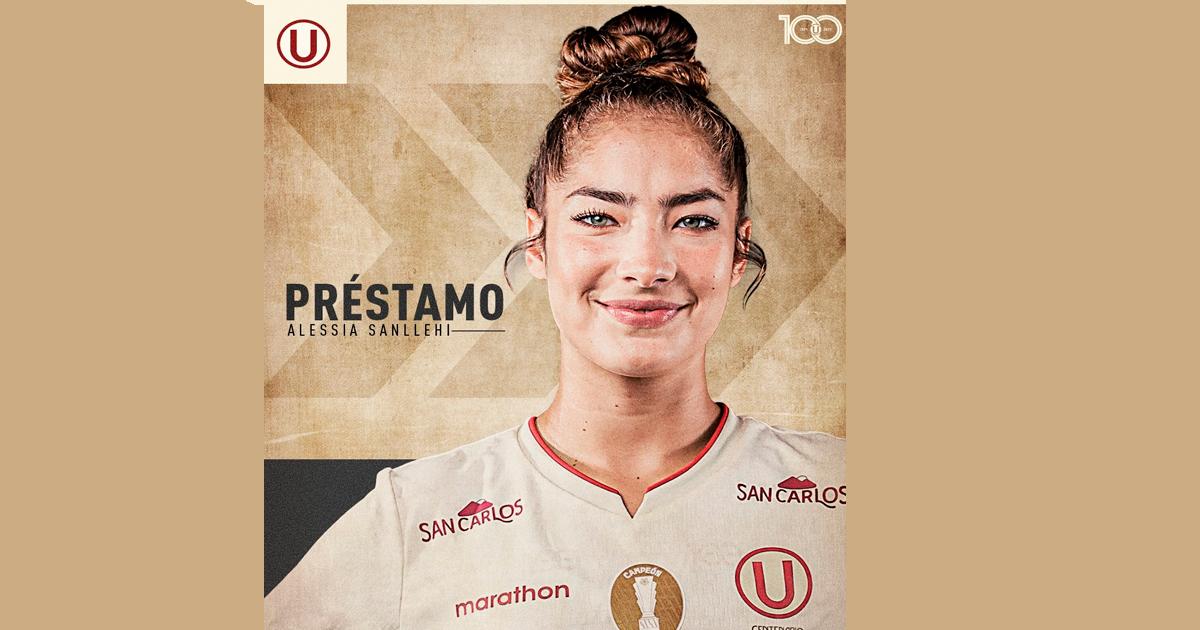 Universitario anunció el préstamo de Alessia Sanllehi a Carlos Mannucci