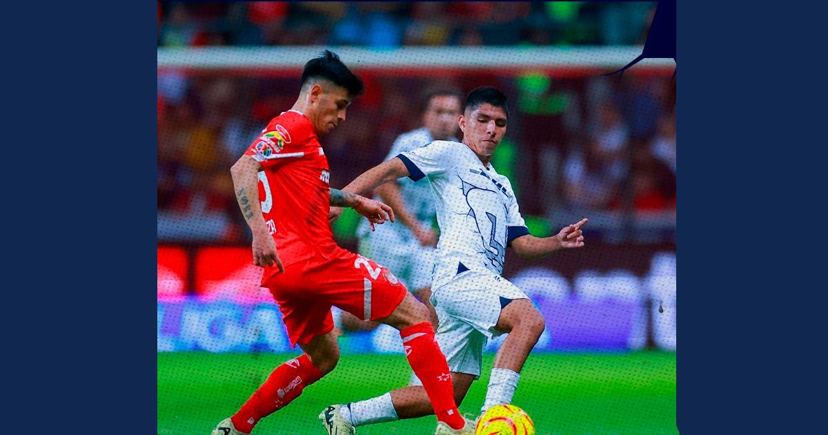 Con Quispe, Pumas cayó por 3-0 con Toluca por el torneo Clausura de la Liga Mx