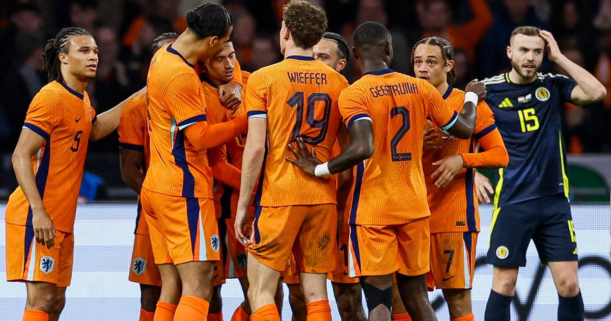 (VIDEO) Países Bajos no tuvo piedad y goleó 4-0 a Escocia