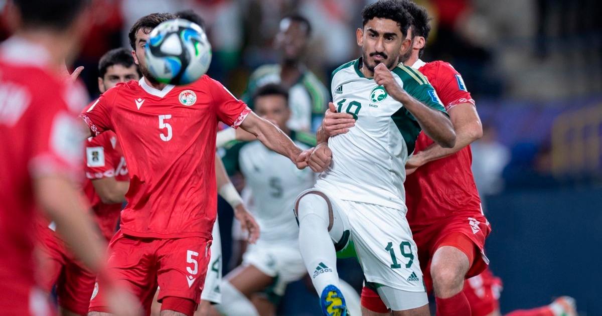 (VIDEO) Arabia Saudita empató de visita ante Tajikistán en Eliminatorias asiáticas