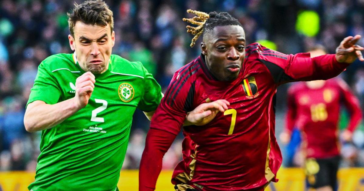 No se hicieron nada: Irlanda y Bélgica igualaron sin goles