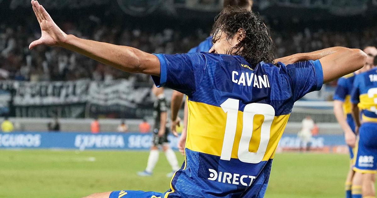Con doblete de Cavani, Boca Juniors goleó y avanzó en la Copa Argentina