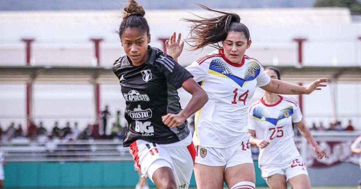 Selección peruana femenina Sub 20 cayó en amistoso ante Venezuela
