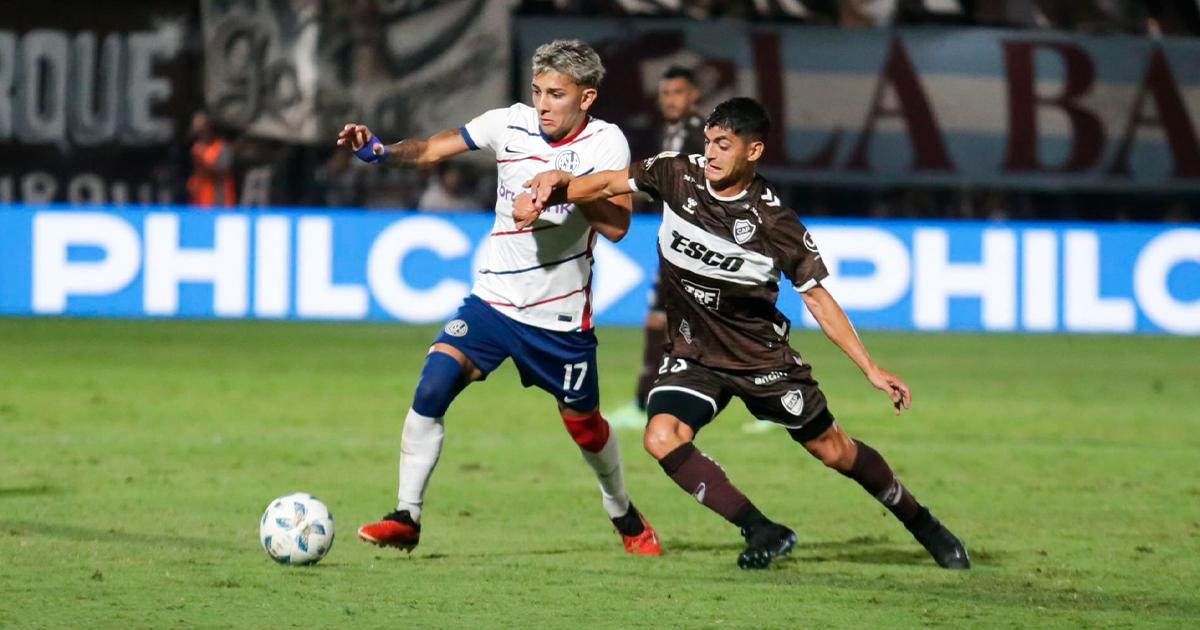 Goicochea se quedó en el banco en el empate de Platense frente a San Lorenzo