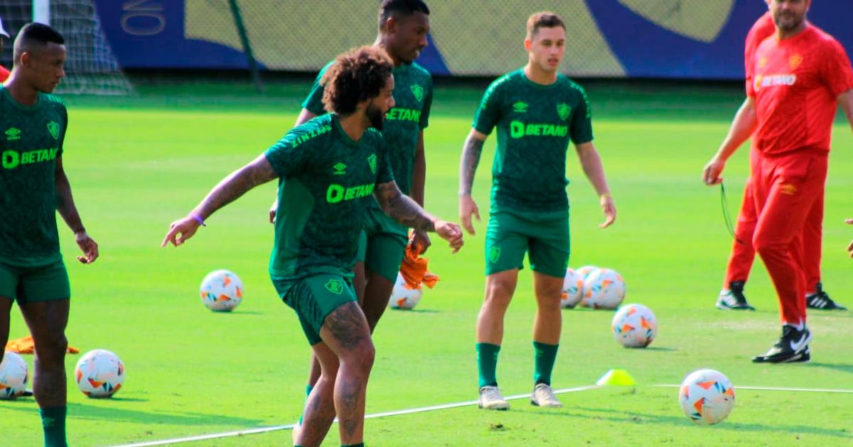 (FOTOS) Fluminense entrenó en La Videna y quedó listo para enfrentar a Alianza 