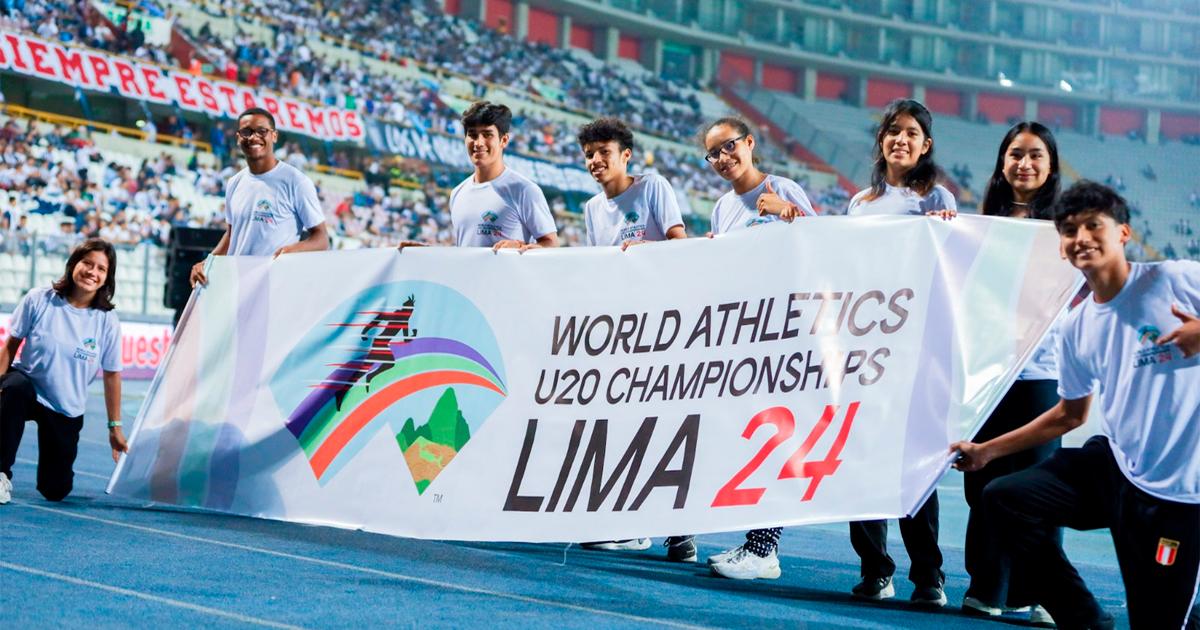 Se viene Mundial de atletismo U20 Lima 2024 y aún siguen abiertas inscripciones para voluntarios