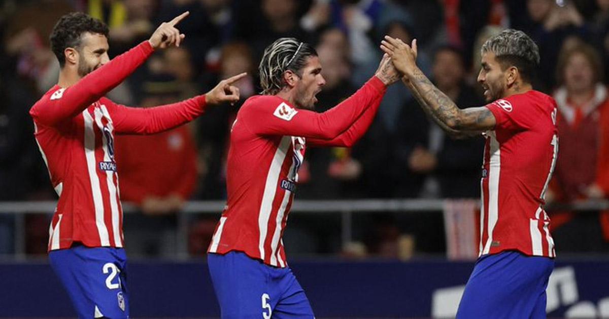 Atlético de Madrid derrotó por 3-1 al Athletic 