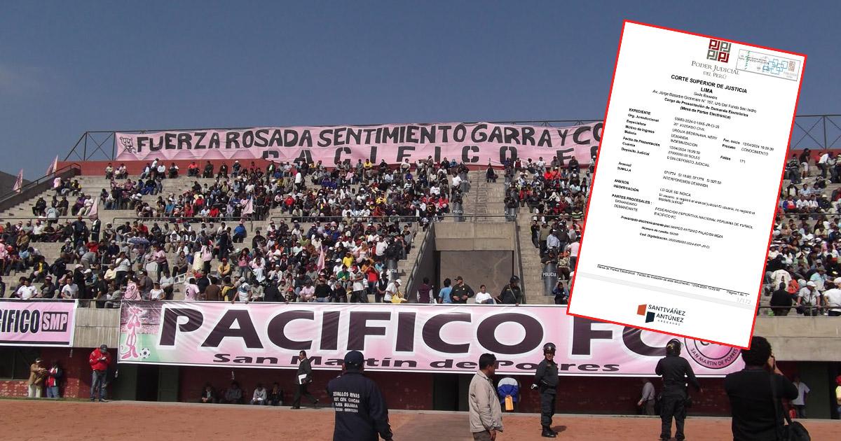 ¡Pacífico FC interpuso demanda contra la FPF en el Poder Judicial!