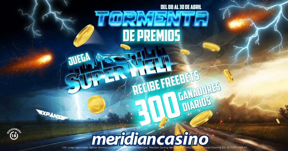 Gana con Meridian Casino y la tormenta de premios con Super Heli