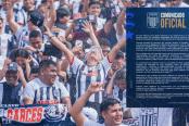 LO ÚLTIMO: Alianza Lima informó que solo ingresará la delegación deportiva de la 'U' al Estadio Nacional
