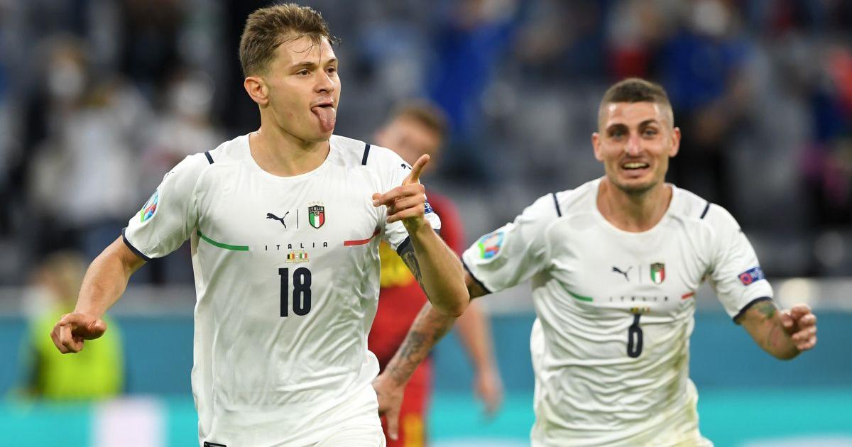 ¡Italia a semifinales! Venció 2-1 a Bélgica y avanzó en la Eurocopa 2020