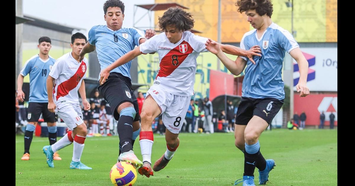 (FOTOS) Perú Sub-17 superó 2-1 a Uruguay
