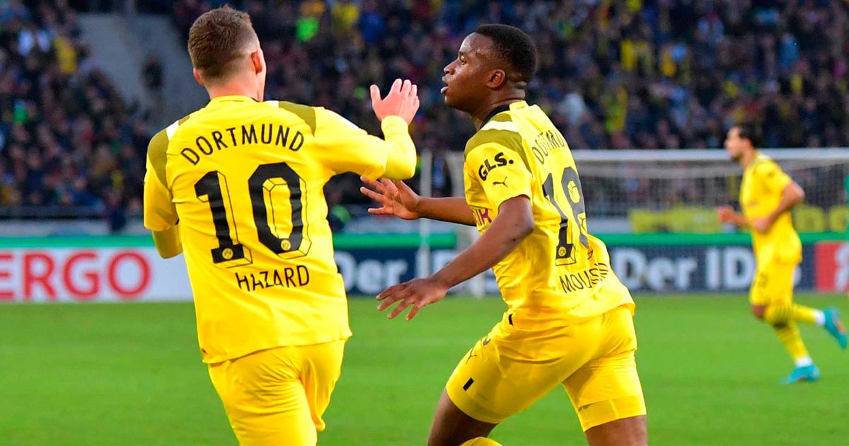 Dortmund avanzó a octavos de la Copa de Alemania