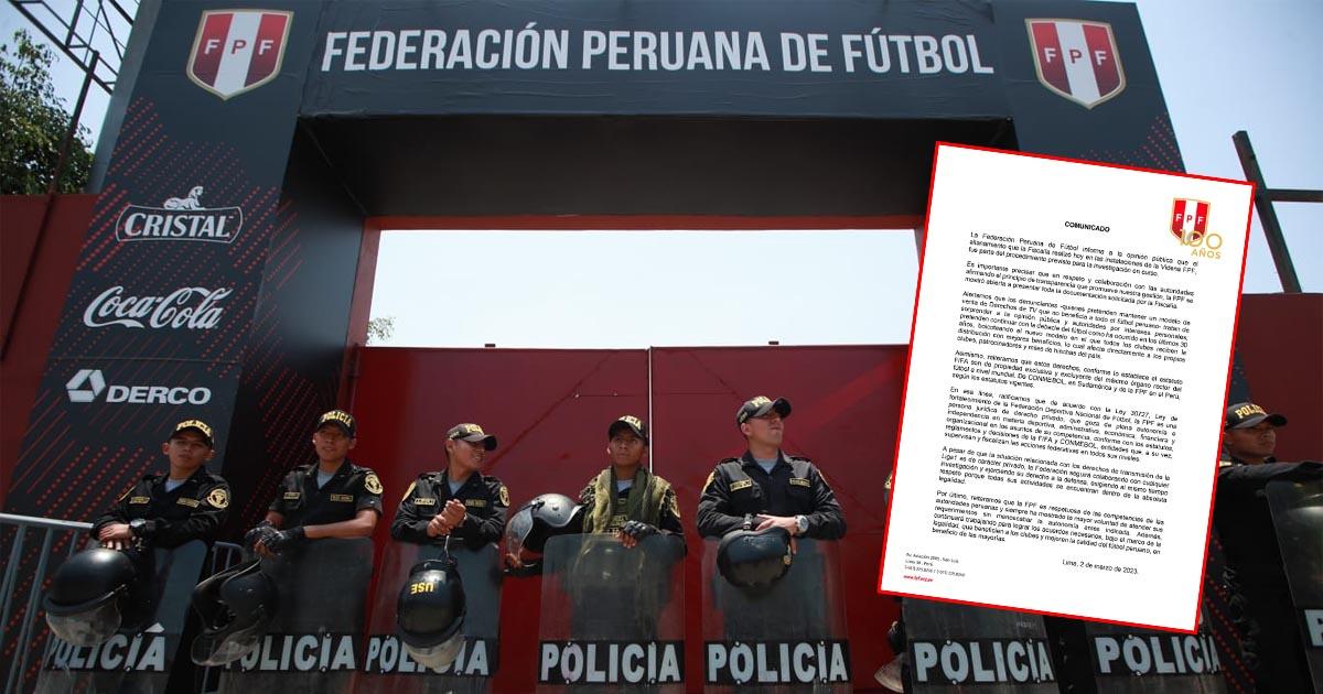 FPF: "Todas nuestras actividades se encuentran dentro de la absoluta legalidad"