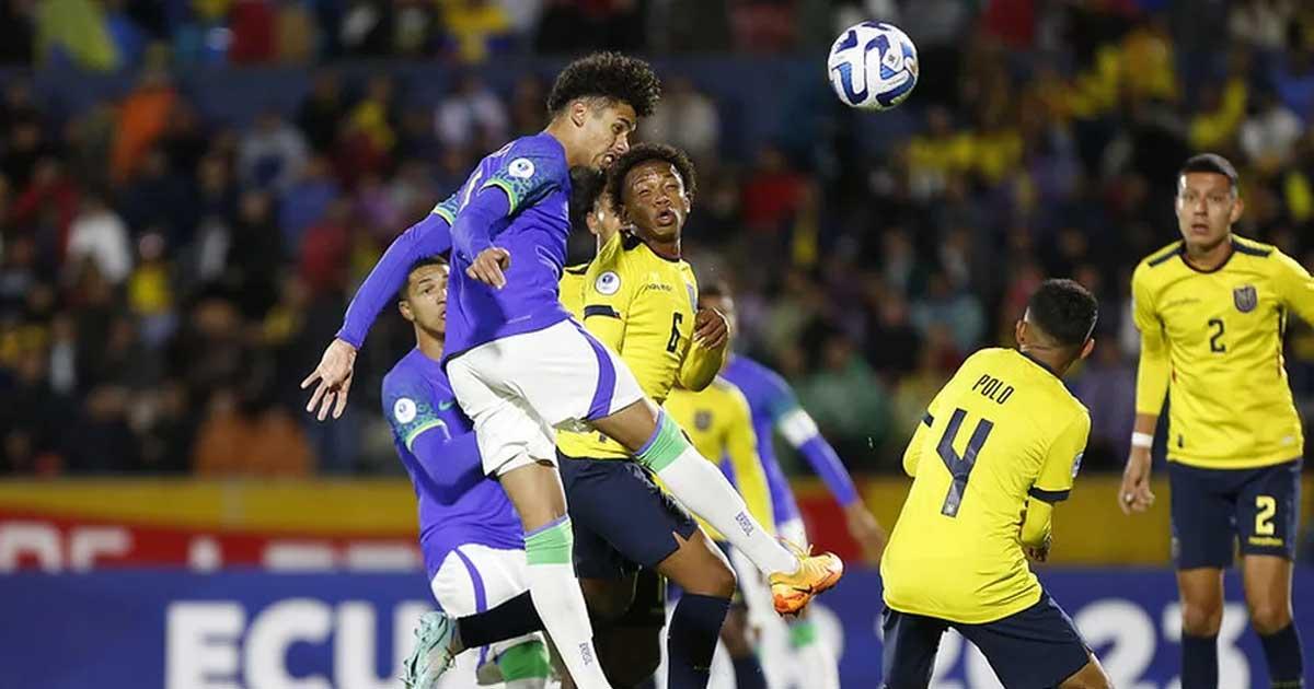 Ecuador igualó con Brasil y ambos clasificaron al Mundial Sub-17
