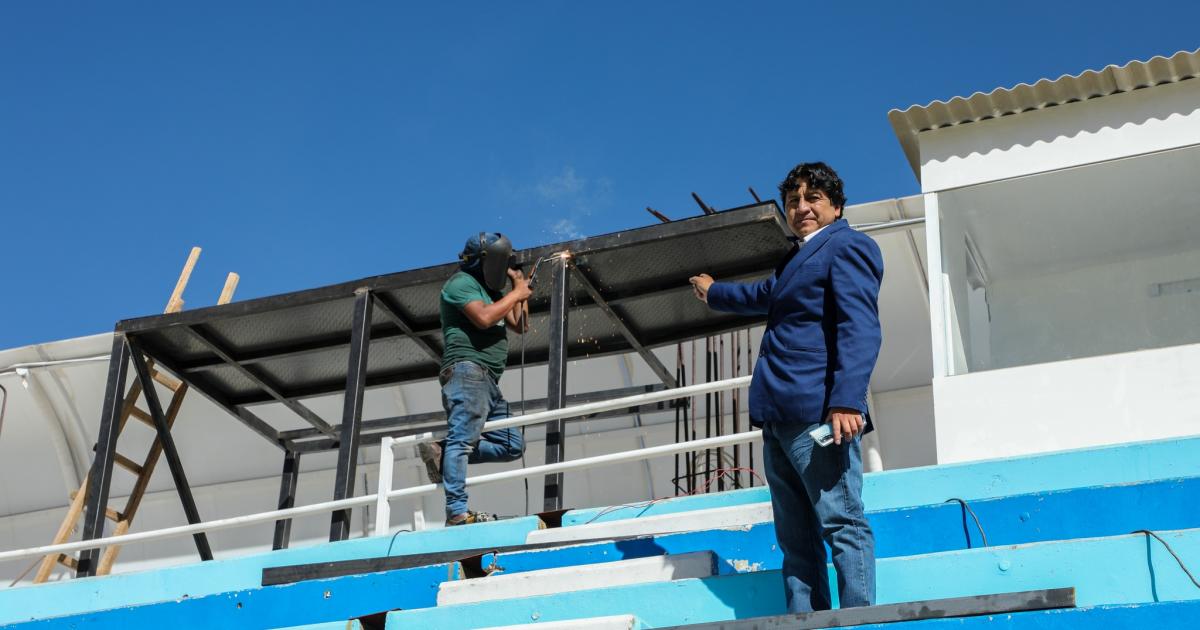(FOTOS) Se intensifican trabajos para que el VAR esté presente en Estadio Unión Tarma