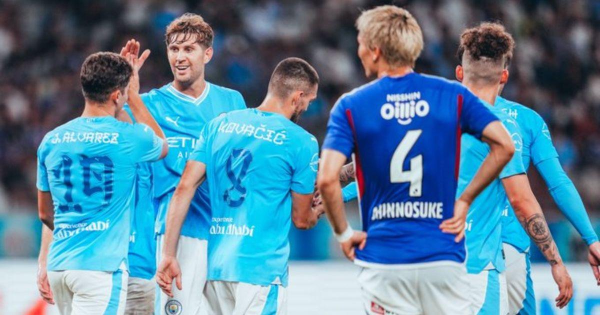 Manchester City goleó en amistoso jugado en Japón