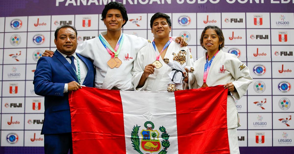 Judokas peruanos lograro primer lugar en el medallero del Campeonato Panamericano Junior Lima 2023