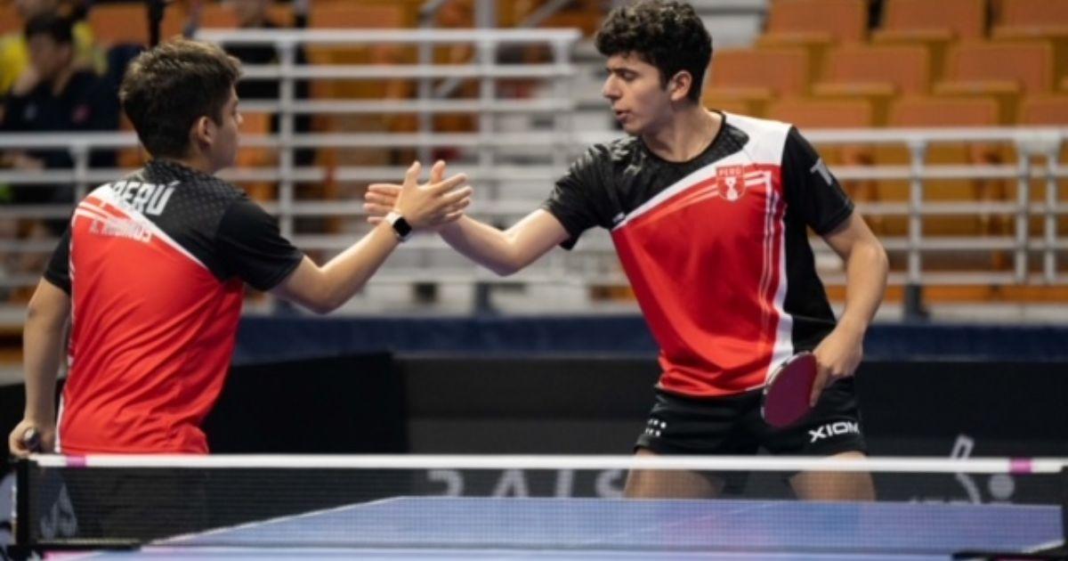 Nano Fernández y Adrián Rubiños son campeones panamericanos juveniles de tenis de mesa