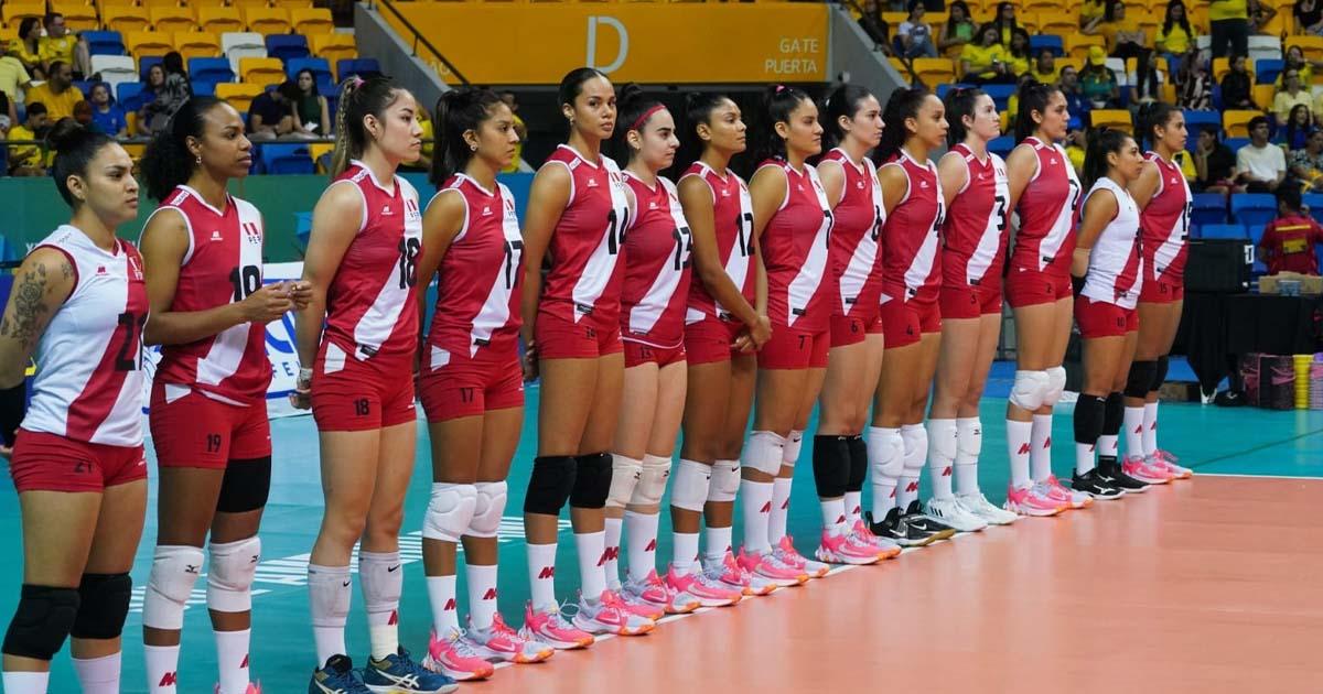 Perú cayó por 3-1 ante Colombia en Sudamericano de Voley
