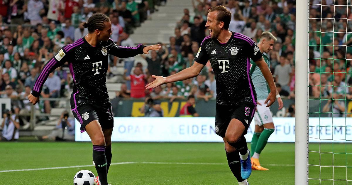(VIDEO) Harry Kane anotó su primer gol con Bayern Múnich en la victoria sobre el Werder Bremen