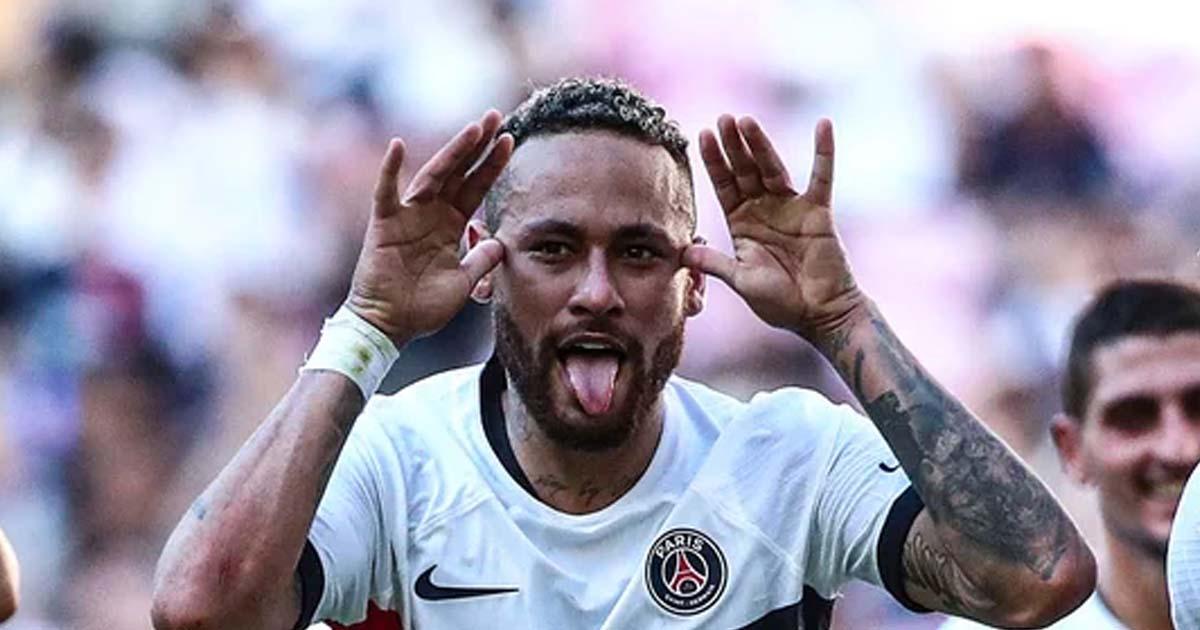 Neymar reapareció con gol en amistoso del PSG