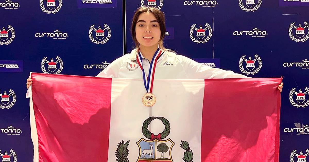 Astrid Bravo logra una medalla más en Sudamericano de Esgrima