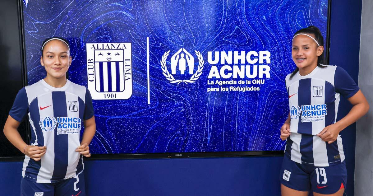 Divisiones menores de fútbol femenino lucirán el logo de la Agencia de la ONU para los refugiados