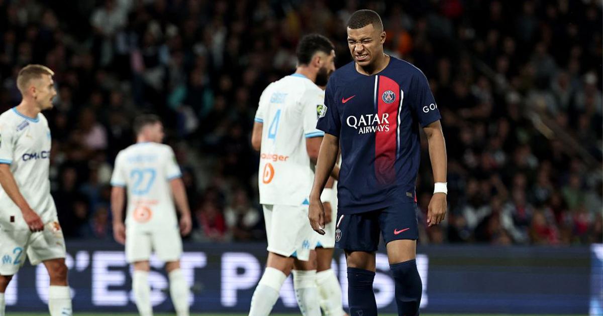(VIDEO) Mbappé salió lesionado ante Marsella y preocupa al PSG