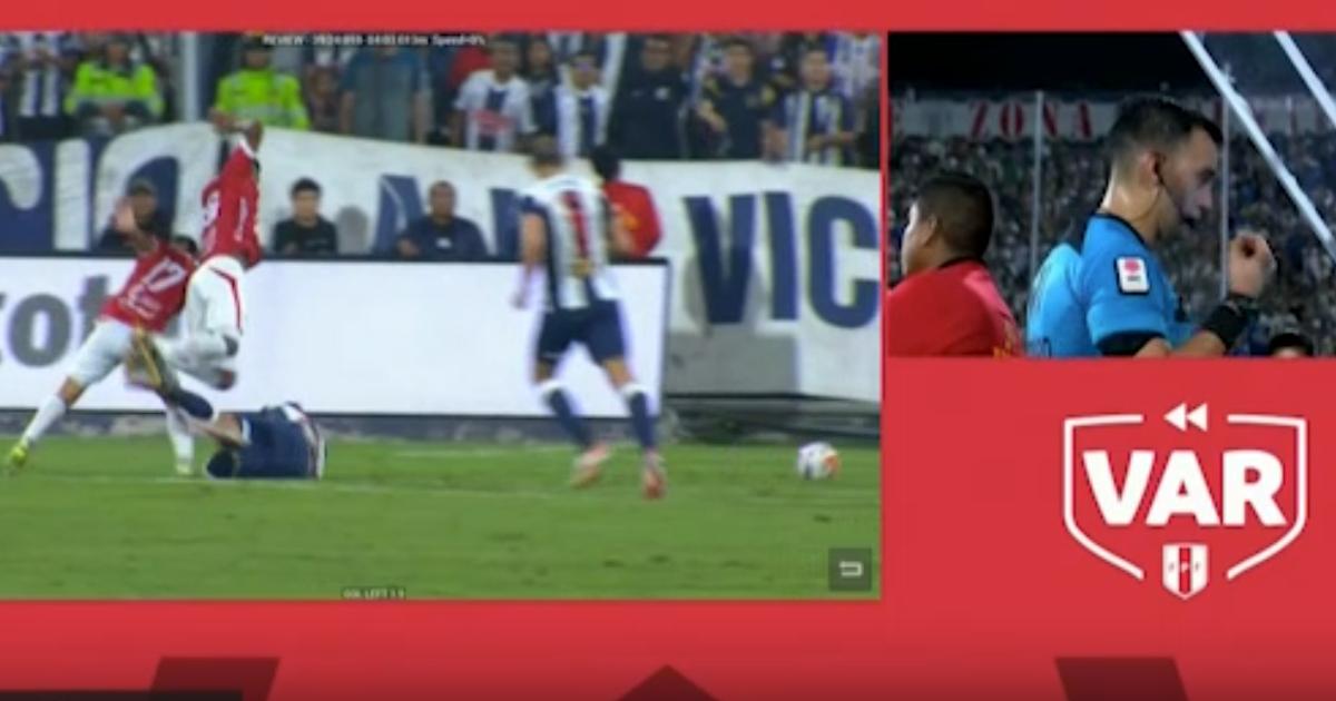(VIDEO) Menéndez se rectificó y anuló el penal de Alianza Lima