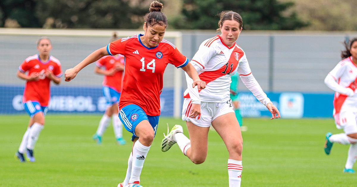 Selección femenina Sub 19 venció a Chile en el inicio de la Conmebol Liga Evolución