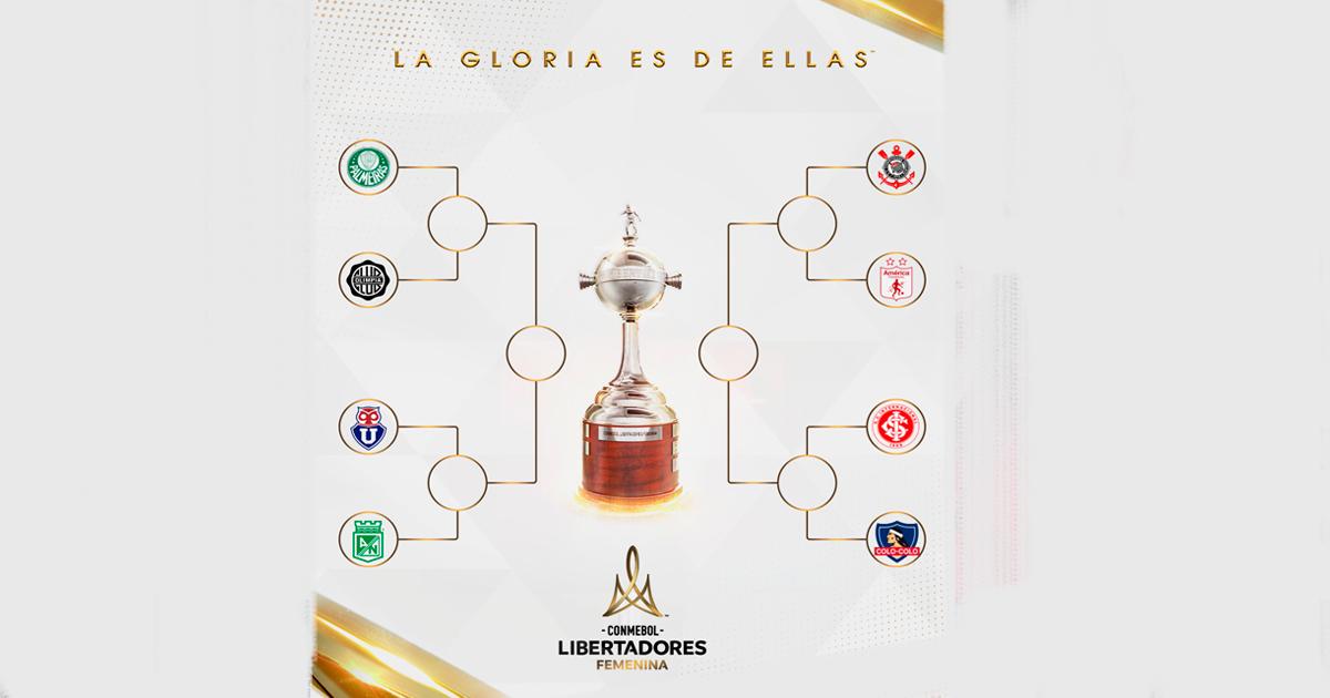 Así se jugarán los cuartos de final de la Libertadores Femenina