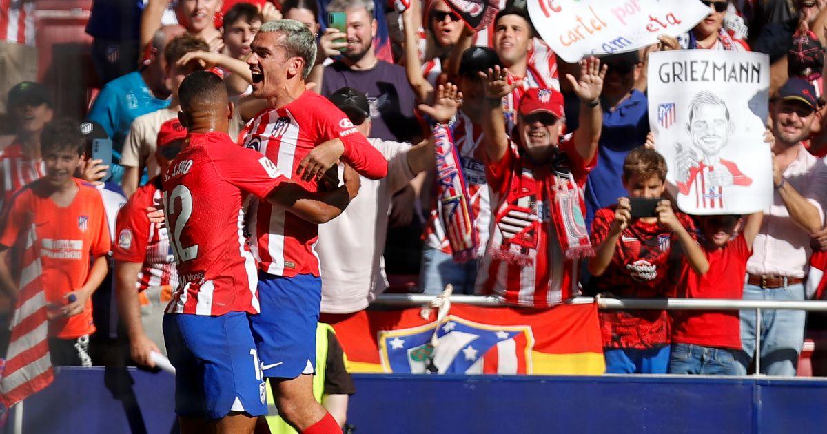 Atlético de Madrid venció en el final a la Real Sociedad