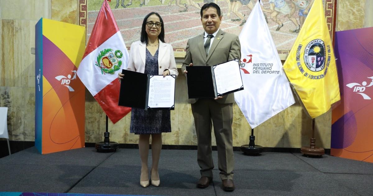 IPD y Universidad Nacional de Educación Enrique Guzmán y Valle firmaron convenio de cooperación interinstitucional