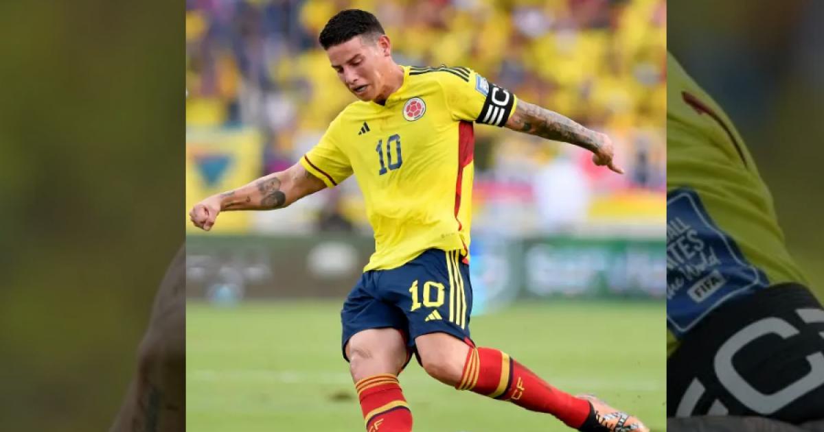 El récord de James Rodríguez tras el empate entre Colombia y Uruguay