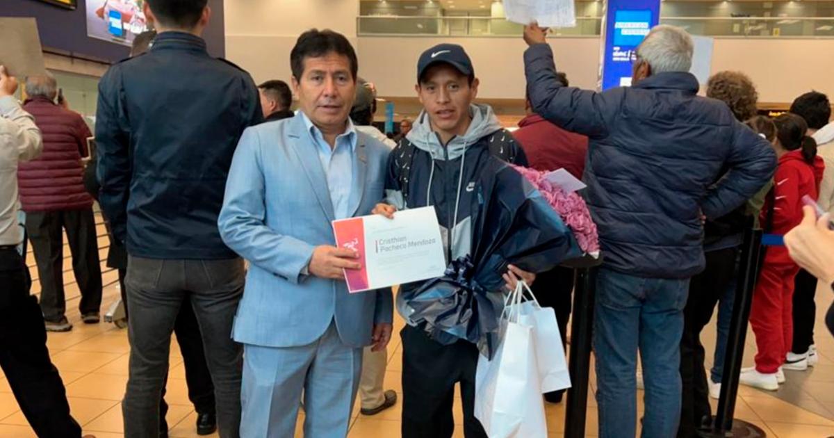 Bicampeón panamericano Cristian Pacheco volvió a Lima 