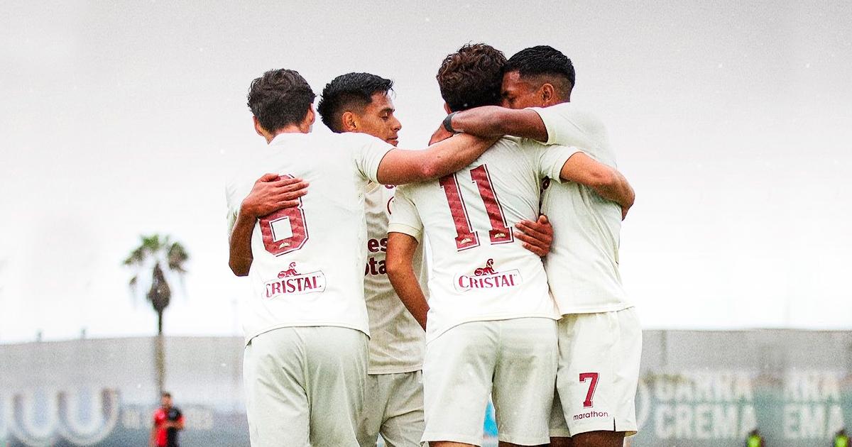 Universitario goleó por 4-1 a Melgar por la ida de las 'semis' del Torneo de Reservas