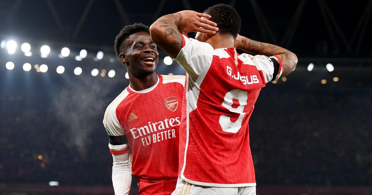 Arsenal goleó a Lens y clasificó a octavos de final de la Champions