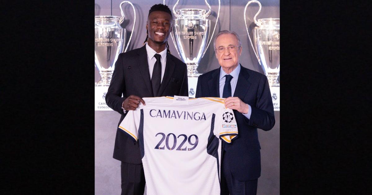 Real Madrid anunció la renovación de Camavinga