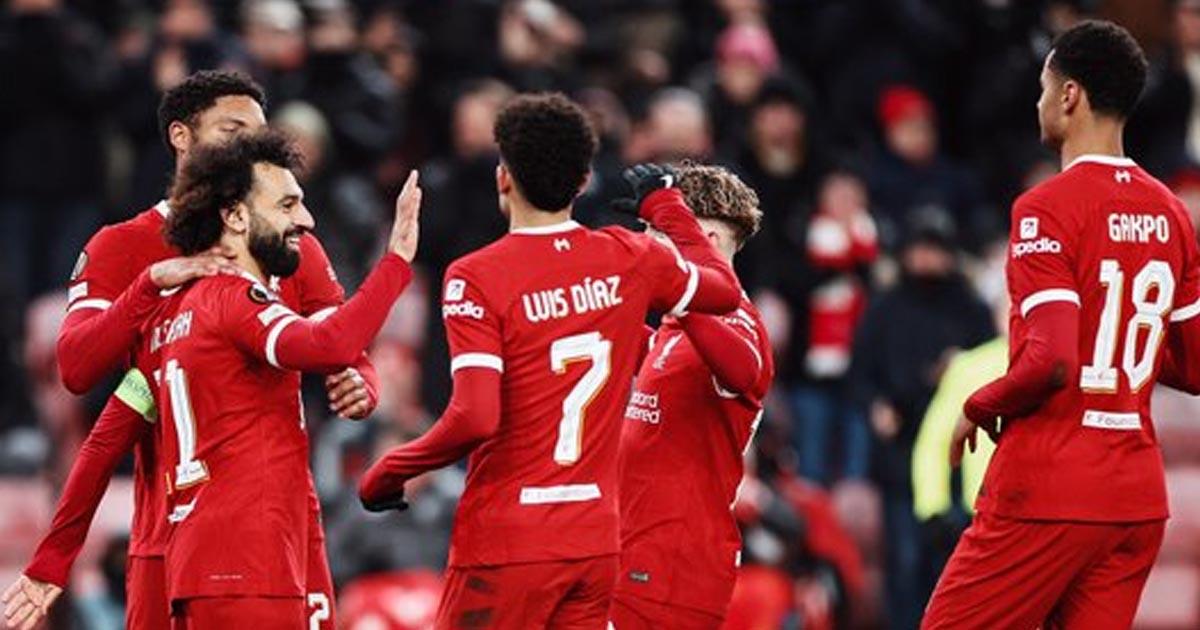 Liverpool aseguró el primer lugar de su grupo en la Europa League