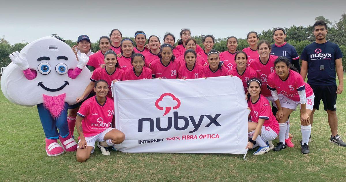 Equipo de fútbol femenino de Nubyx jugará el play-off de la Liga Interclubes
