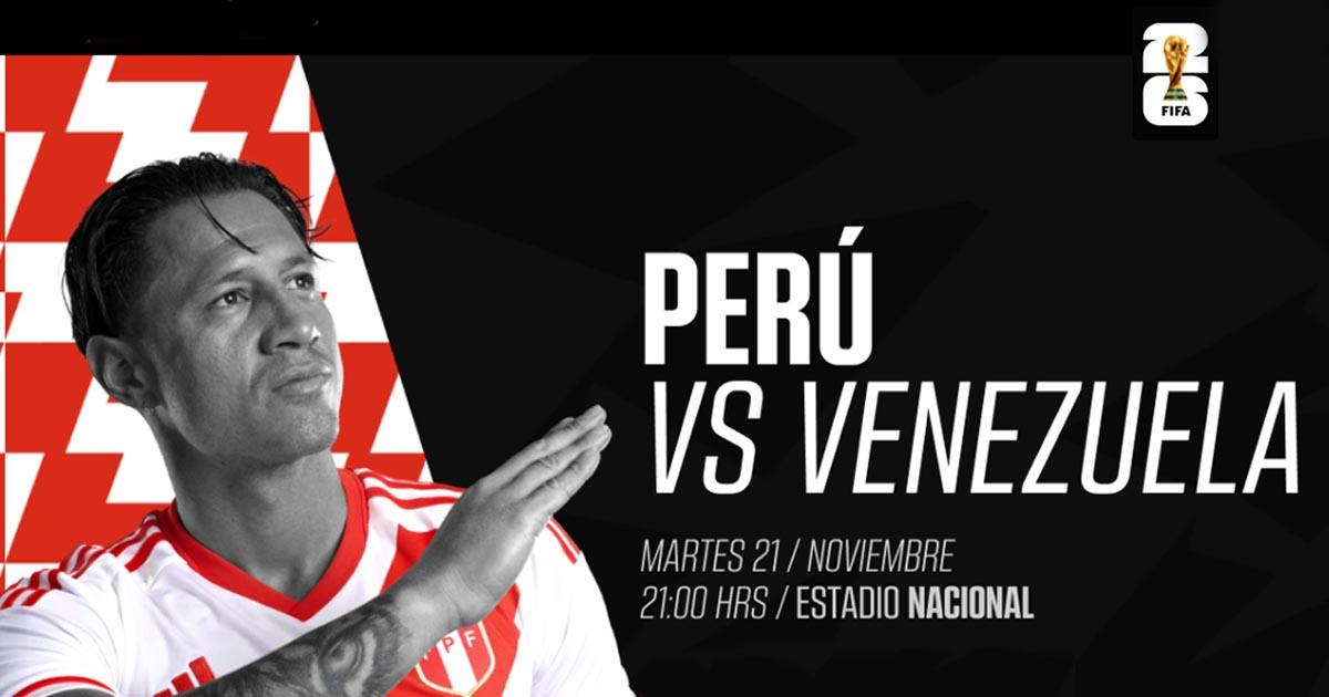 Ya se están a la venta las entradas para el Perú vs. Venezuela