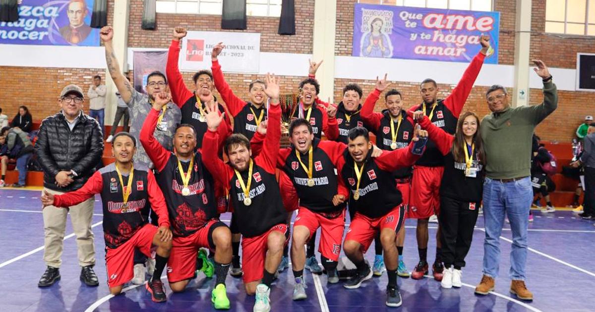 Universitario de Wanchaq se coronó campeón de la Liga Nacional de basketball 2023