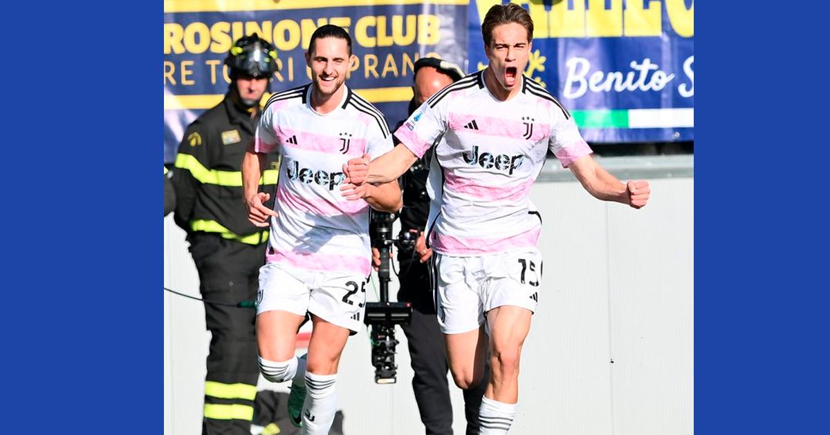 Juventus superó de visita a Frosinone y sigue al acecho en Serie A