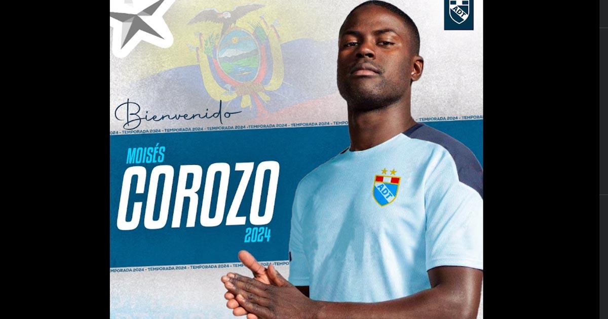 Ecuatoriano Moisés Corozo fue anunciado como nuevo jugador de ADT
