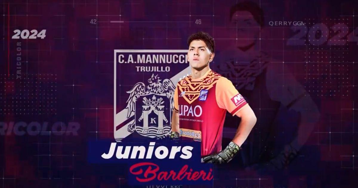 Juniors Barbieri es nuevo arquero de Mannucci